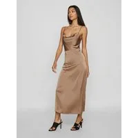 Vila Trägerkleid VIRAVENNA STRAP ANKLE DRESS - NOOS Kunstfaser, regular fit