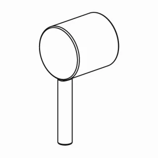 KWC Hebelkörper D31 Zamak, chromeline,634783 634783