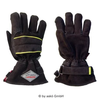 Brandhandschuh PATRIOT® Flame Fighter askö | Schwarz | kurze Stulpe | EN 659 | Hitzebeständig bis 250 °C Kontakthitze | Feuerbekämpfung Innenangriff 7