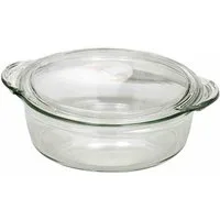 SIMAX Schüssel, Glas, mit Deckel, rund, 3,5 Liter