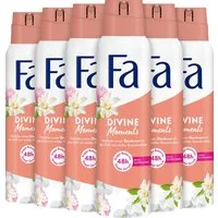 FA Deo-Spray Divine Moments, 6x 150 ml, Vorratspack, 6-tlg.