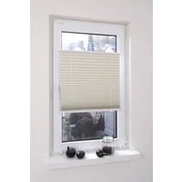Liedeco Plissee Klemmfix Thermo, verdunkelnd, ohne Bohren, verspannt, Klemmfix