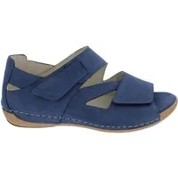 Waldläufer Waldläufer Sandalette Heliett 342025-191-206, Nubukleder, Jeans-Blau, Sandale