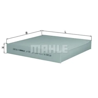 Mahle Innenraumfilter Ford Focus Volvo C30 C70 S40 V50 LA293