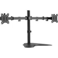 Universal Dual Monitor Ständer, Standfuß schwarz (matt)