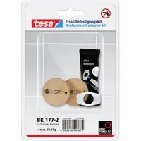 tesa Klebehaken tesa tesa Power.Kit-Adapter BK177-2, selbstklebendes Ersatzteil-Set, (40348-00000-02)