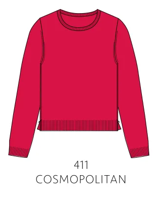 IN LINEA - NOS Pullover, Rundhals 411 cosmopolitan - Gr. - 38