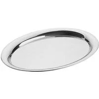 PINTINOX Tablett Vassoi, Edelstahl 18/10, (1-tlg), oval, ideal zum Anzurichten und Servieren