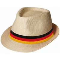 elasto Schirmmütze Sommerhut SALVADOR Sonnenhut Damen & Herren aus Papier/Stroh
