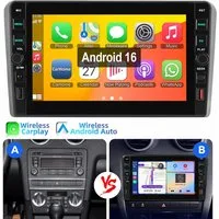 ESSGOO Für Audi A3 S3 RS3 8P 8V 8" Carplay Android 16 Autoradio 4+64G Autoradio (GPS NAVI RDS SWC USB WIFI)