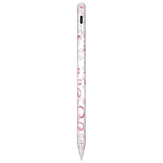 Universal Capacitive Stylus Magnetic Adsorption Type-C Fast Charging Replaceable Tip Carbon Fiber Pattern Tablet Smartph