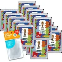 Panini Sammelkarte World Cup 2026 Sticker - 20 Tüten + exklusive collect-it Hüllen
