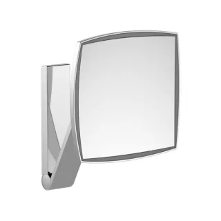 Keuco iLook_move Kosmetikspiegel 17613019003 5-fach Vergrößerung, 200x200mm, beleuchtet, mit Raumlichtschalter, verchromt