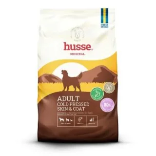 husse Adult Haut & Fell, kaltgepresst (ex Mild/Lyster) 14 kg Sanfte Ernährung für gesunde Haut und gesundes Fell im Alltag