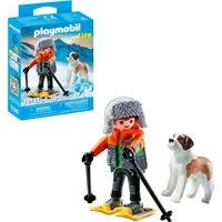 Playmobil® Wanderer mit Bernhardiner (71741), Playmobil My Life Konstruktions-Spielset, (8 St)
