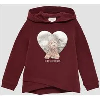 s.Oliver Sweatshirt Sweatshirt Sweatshirt mit Metallic-Print