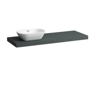 Laufen Waschtisch-Platte LANI 495x1370x65 mit Aussschnitt links H4046821122661
