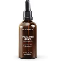 JUNGLÜCK Körperöl BIO Hagebuttenkernöl - Hip Seed Oil, 1-tlg., Regenerierendes Öl für das Gesicht