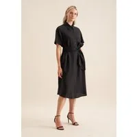 seidensticker Sommerkleid Schwarze Rose 1/2 Rundhals Uni