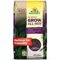 Neudorff Blumenerde NeudoHum Grow Erde All-Mix 40 Liter, dank organischer Aufdüngung mit Naturdünger für 6 Wochen vorgedüngt