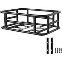 HITWAY Fahrradkorb Hinterradkorb passend für Fahrräder mit Gepäckträger 30,6*43,6*16,2cm