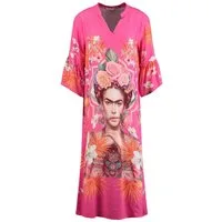 Key Largo Druckkleid WD PAINTING v-neck (1-tlg)