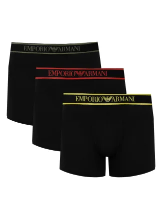 Emporio Armani Boxershorts 3 Pack Herren schwarz