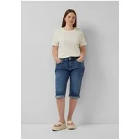 QS Jeansshorts Jeans-Hose Jeans Catie / Mid Rise / Capri