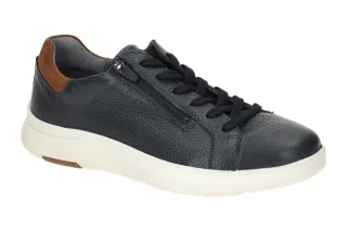Waldl?ufer 984015 HEIKO Herren Schn?r Halbschuhe Blau/Notte/Cognac bequem & e...