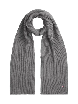 TH FLAG PIMA COTTON CASH SCARF mid grey heather - Gr. - OS