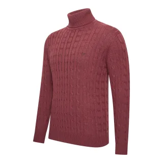 Cappuccino Italia Trui Aosta Kabelpullover Rot
