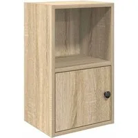 vidaXL Bücherregal Bücherregal Sonoma-Eiche 31x24x52 cm Holzwerkstoff, 1-tlg.