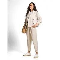 TOM TAILOR Leinenhose mit Tunnelzug