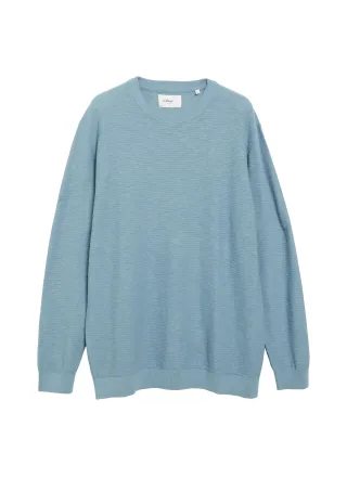 s.Oliver - Strickpullover blau - Gr. - 3XL