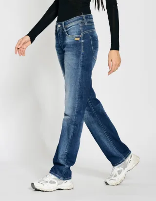 GANG Damen Jeans 94AMELIE STRAIGHT - straight fit Jeans denim passion