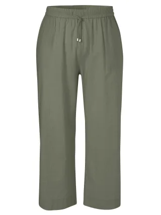 VIA APPIA DUE - Hose 7/8 gerades Bein dunkelkhaki - Gr. - 54