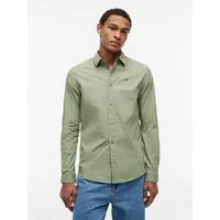 Tommy Jeans Langarmhemd Sabim Stretch Shirt Stretch Hemd, Premium, Slim Fit, mit Elasthan