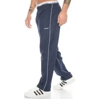 Kendindza Collection Jogginghose Kurzgröße Sport-Hose Jogging-Hose Polyester Trainingshose Lang L32 elastischer Gummizug Dehnbund Streifen