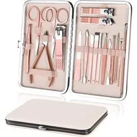 MORRENT Maniküre-Pediküre-Set Nagelknipser Set 18-teiliges Maniküre Pediküre Set, Nagelpflege Kit