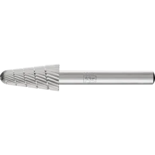 PFERD TOOLS HSS Frässtift Rundkegelform L Z 3 universal mittel fein Spanbrecher - 22450736