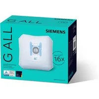 SIEMENS Staubsaugerbeutel PowerProtect Typ G ALL VZ16GALL, 99,9% Feinstaubfilterung, passend für SIEMENS beutel Staubsauger, 16 St., Höhere Reinigungsleistung, Passend Für Alle Reihen außer VS08 Und VS01