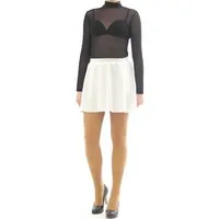 SYS Minirock Swing Rock Mini Falten-Rock Gummibund hohe Taille Skirt Minirock