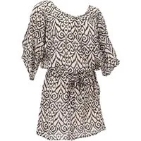 Guru-Shop Longbluse Luftige Maxitunika, Boho Sommertunika,..