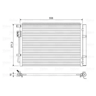 Valeo Klimakondensator Hyundai I20 822597