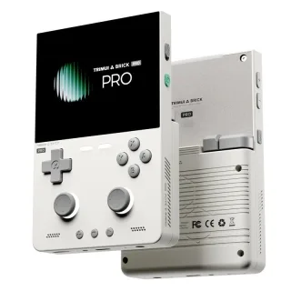 [64G] TRIMUI Brick Pro TG4040 12000+ Games Retro Handheld Game Console 3.95-inch IPS Screen 5000mAh Battery Dual Hall Jo
