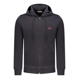 Rifle Blau Baumwoll Herren Kapuzensweatshirt
