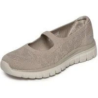 Skechers GRACEFUL Ballerina Freizeitschuh, Schlupfschuh, Slipper mit Stretch-Fit