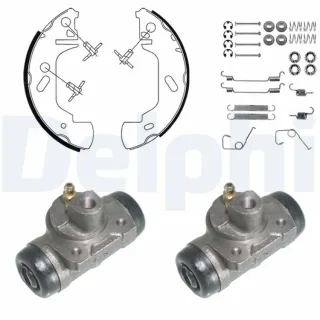 Delphi Bremsbacken vormontiert hinten Ford Transit KP954