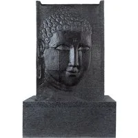 INTERGARDEN Wasserspiel Zimmerbrunnen groß - Buddha 100cm mit Beleuchtung, 63 cm Breite