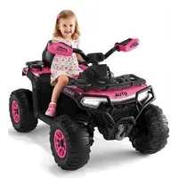 GarveeMore Elektro-Kinderauto 12V Kinder Elektro-Quad ab 3 Jahren mit Doppelmotor & Fernbedienung
